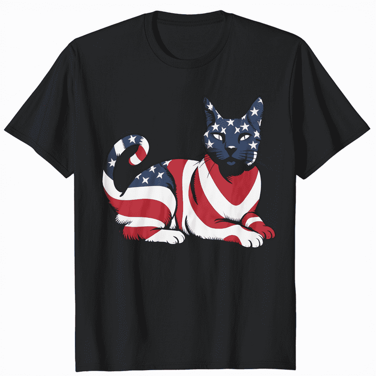 4th Of July T Shirt American Flag Cat Meowica Shirt 4th Of July T Shirt American Flag Cat Meowica Shirt