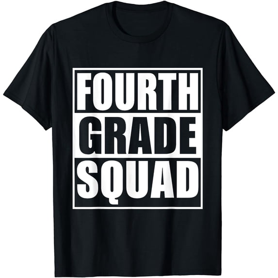Fourth Grade Squad Teachers Kids 4th Grade Back to School T-Shirt