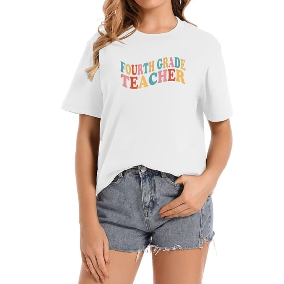 Fourth Grade Teacher First Day Of School Back To School T-Shirt