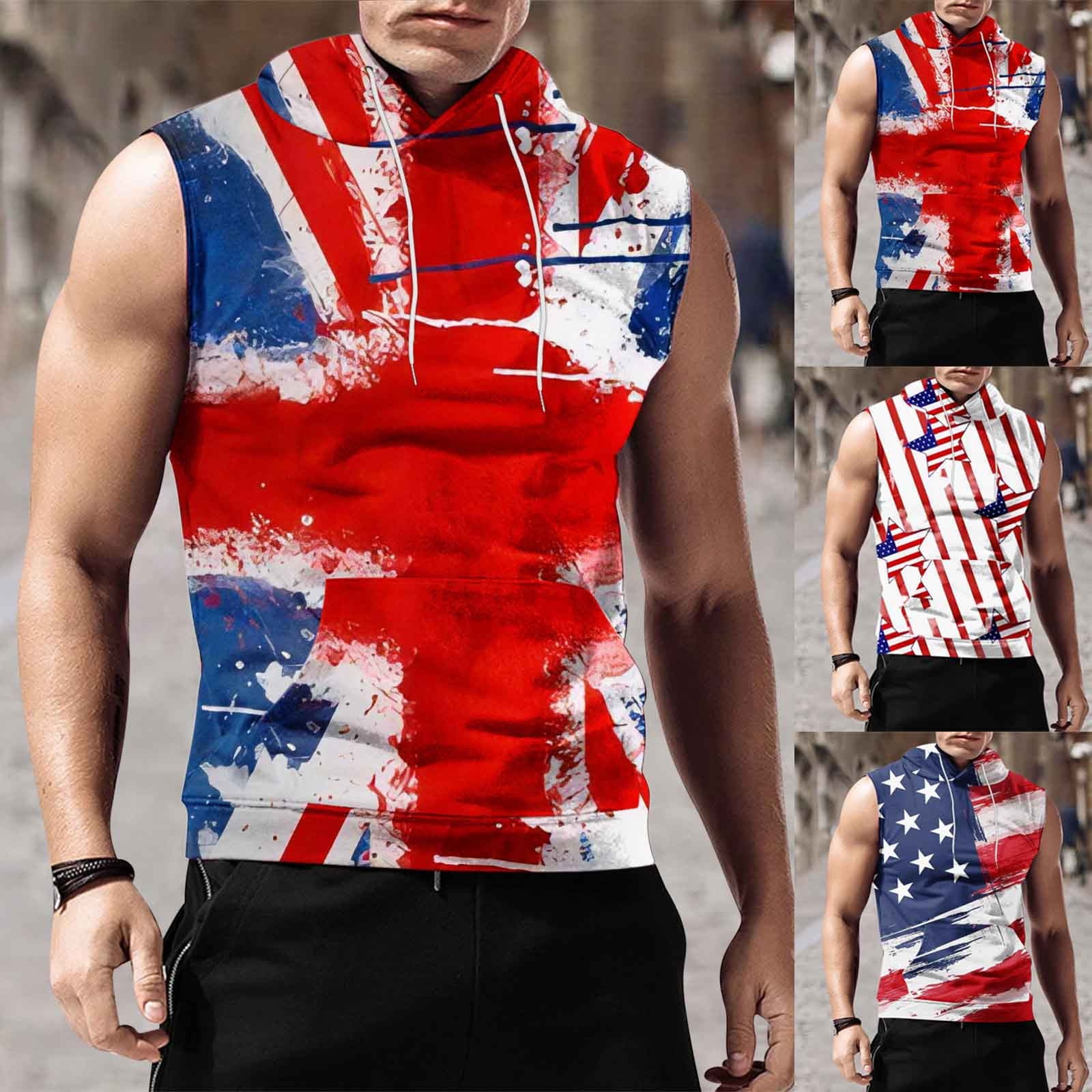mens fourth of july tank tops
