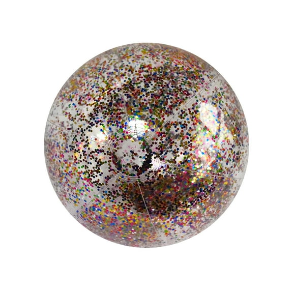 1 Pack Beach Balls, 16 Inch Beach Balls for Kids, Rainbow Color Pool Toys Pool Balls for Swimming Pool, Beach Toys Inflatable Ball for Summer Parties and Water Games(Brown)