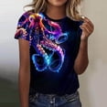thumbnail image 1 of Fourth of July Outfits,,Cadancy Cotton Linen Tops for Women Loose Fit Plus Size,Vacation Clothes 2025 Trendy Blouses Cotton,Graphic Shirts Trendy,Ropa De Mujer Deerano,Multicolor S, 1 of 4