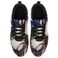 thumbnail image 1 of Fourth Of July Baseball Running Shoes Sneakers Mesh Black Size 11, 1 of 5