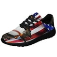 thumbnail image 1 of Fourth Of July Baseball Shoes Sneakers for Women Men Black Size 7, 1 of 7