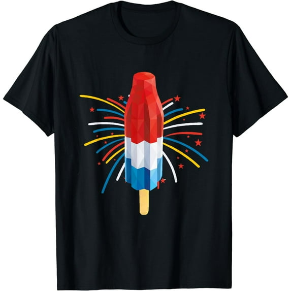 Fourth Of July Fireworks Popsicle Lover Unique T-Shirt