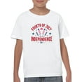 thumbnail image 1 of Fourth Of July Fireworks T-Shirt Juniors -Image by Shutterstock,  x-Large, 1 of 4