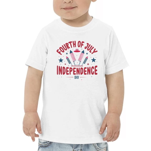 Fourth Of July Fireworks T-Shirt Toddler -Image by Shutterstock,  4 Toddler
