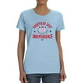 thumbnail image 1 of Fourth Of July Fireworks T-Shirt Women -Image by Shutterstock, Female Small, 1 of 4