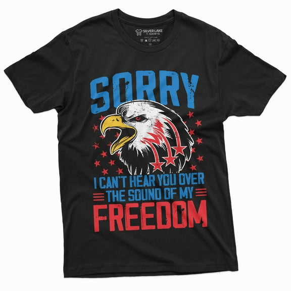 Fourth Of July Funny Shirt Freedom American Usa Patriotic Eagle Tee Shirt 4Th Party Shirt