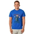 thumbnail image 1 of Fourth Of July Men's Party Like It's 1776 Parody Funny Short-Sleeve T-Shirt, 1 of 5