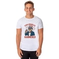 thumbnail image 1 of Fourth Of July Men's Star-Spangled Uncle Sam Parody Funny Short-Sleeve T-Shirt, 1 of 5