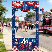 Fourth Of July Photo Booth Frame Large Enough For Multiple People Patriotic Photo Prop For Independence Day Outdoor Backyard Party Decorations