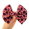 thumbnail image 1 of Fourth Of July Red White and Blue Independence Day Little Girls Hair Bow Accessories, 1 of 4