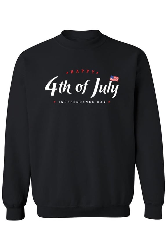 Fourth Of July U S A Vintage Sweatshirt Men -Image by Shutterstock, Male XX-Large