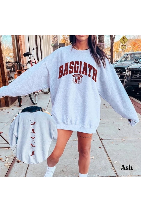 Fourth Wing Double-Sided Sweater, Basgiath War College Shirt, Dragon Rider Sweatshirt, Bookish Sweater, Empyrean Series, Fourth Wing Shirt