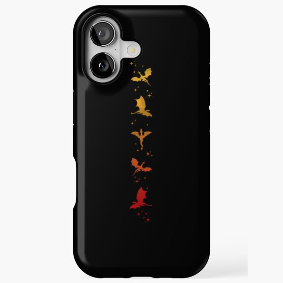 Fourth Wing Dragon Rider 90s Retro Case for iPhone 17 16 15 14 13 12 11 Pro Max