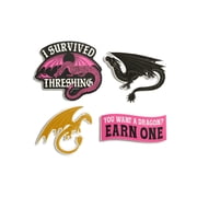 Rebecca Yarross Fourth Wing I Survived Threshing Stickers - Sticker Set of 4, Hardcover