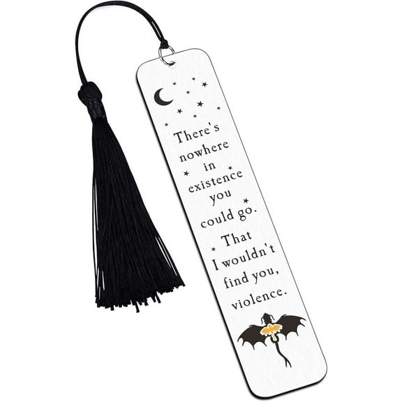 Fourth Wing Merch for Women Men Dragon Bookmark for Him Her Book Lover Gift Bookish Gift for Book Fans Nerd Bookworm Fantasy Merchandise Book Club Gift in Bulk Dragon Bookmark Black and Gold
