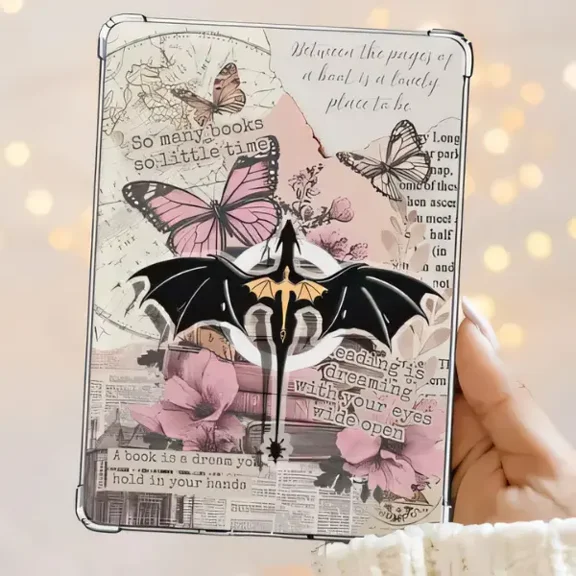 Fourth Wing Pop Phone Grip, Dragon Phone Accessory, Magnetic Holder, Bookish Grip, Gift For Her 360 Rotation Strong Magnetic Hold