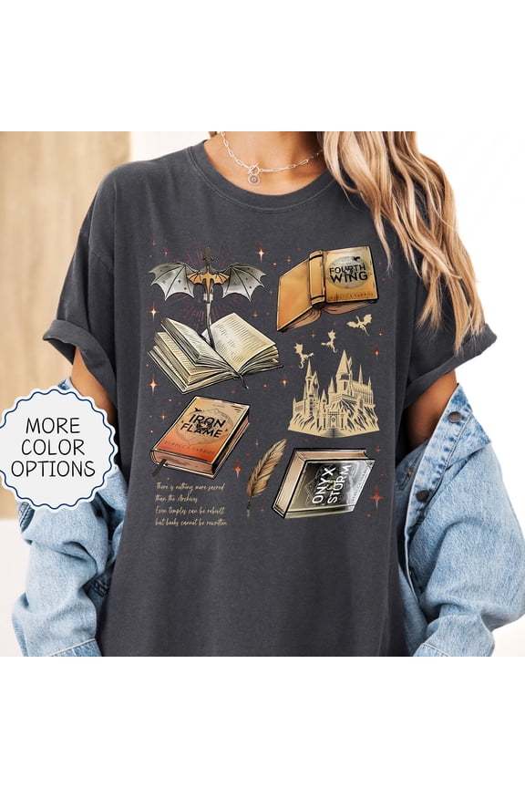Fourth Wing Series Shirt Basgiath War College ShirtDragon Rider Tee Fantasy Book ShirtBook