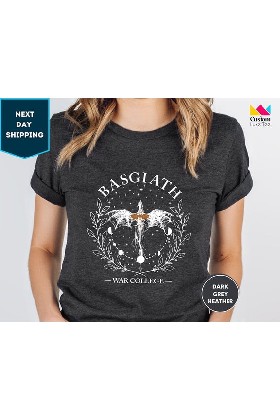 Fourth Wing Shirt, Basgiath War College Tee, Dragon Rider, Violet Sorrengail, Xaden Riorson, Riders Quadrant, Fantasy Reader, Bookish Shirt