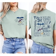 Fourth Wing Shirt, Fly or Die, Basgiath War College Dragon Rider Tee, Violet Sorrengail, Fantasy Book Lover Riders Quandrant