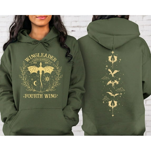 Fourth Wing Sweatshirt, Riders Quadrant, Rebecca Yoros, Violet Sorrengail, Xaden Riorson, Dragon Rider, Fourth Wing Hoodie