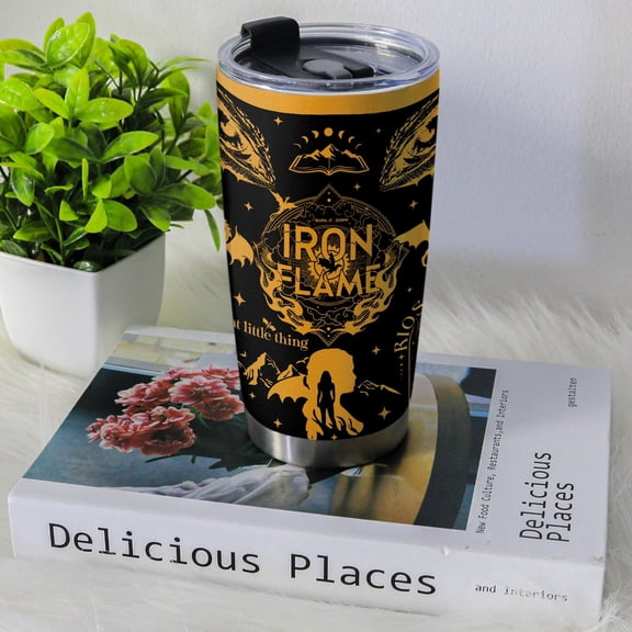 Fourth Wing Tumbler, Iron Flame Onyx Storm Cup, Dragon Rider Coffee Mug, Fourth Wing Gifts, Fantasy Bookish Tumbler, Book Lover Gifts
