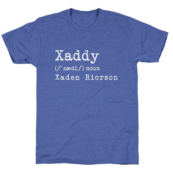 Fourth Wing Zaddy Unisex Triblend Tee Tee Shirt Sweatshirt Hoodie
