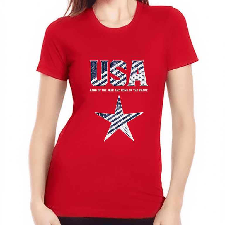 Women's 4th of july shirts deals