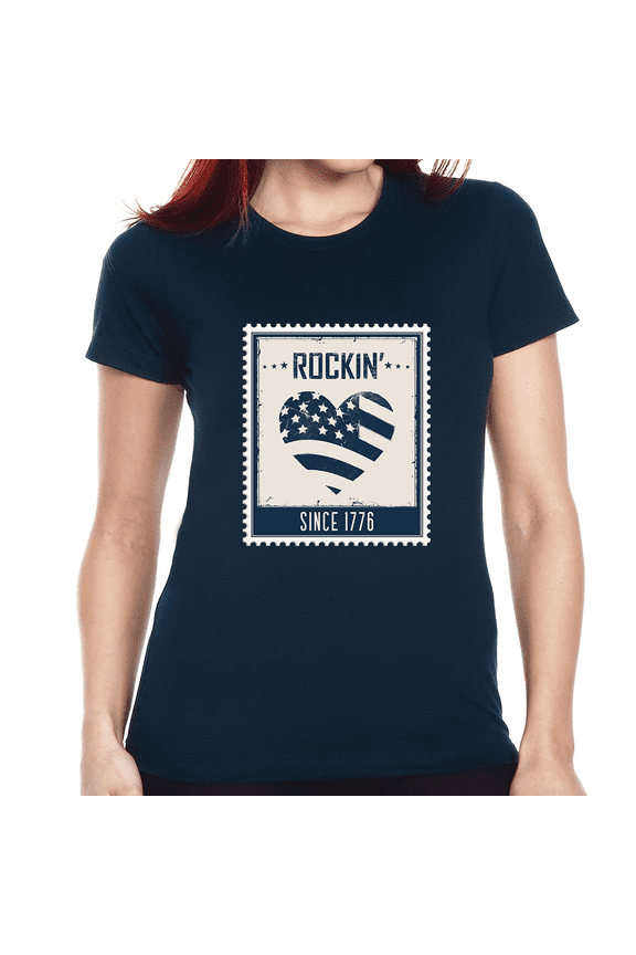 Fourth of July Shirts for Women Vintage Rocking Since 1776 4th of July Shirt 4th of July Shirts for Women