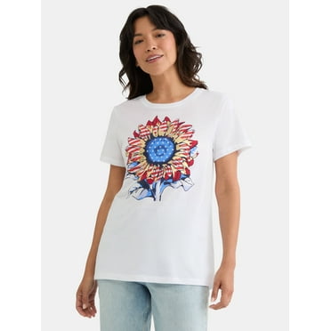 Fourth of July Women's Americana Graphic Tee from Way to Celebrate, Sizes S-XXXL
