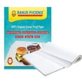 thumbnail image 1 of Fourthline Butter Paper Sheets, Specialized Baking Sheets, Non-Sticky for Microwave,Oven, Wrapping Food Colour White, 10" X 10" (Pack of 100), 1 of 4