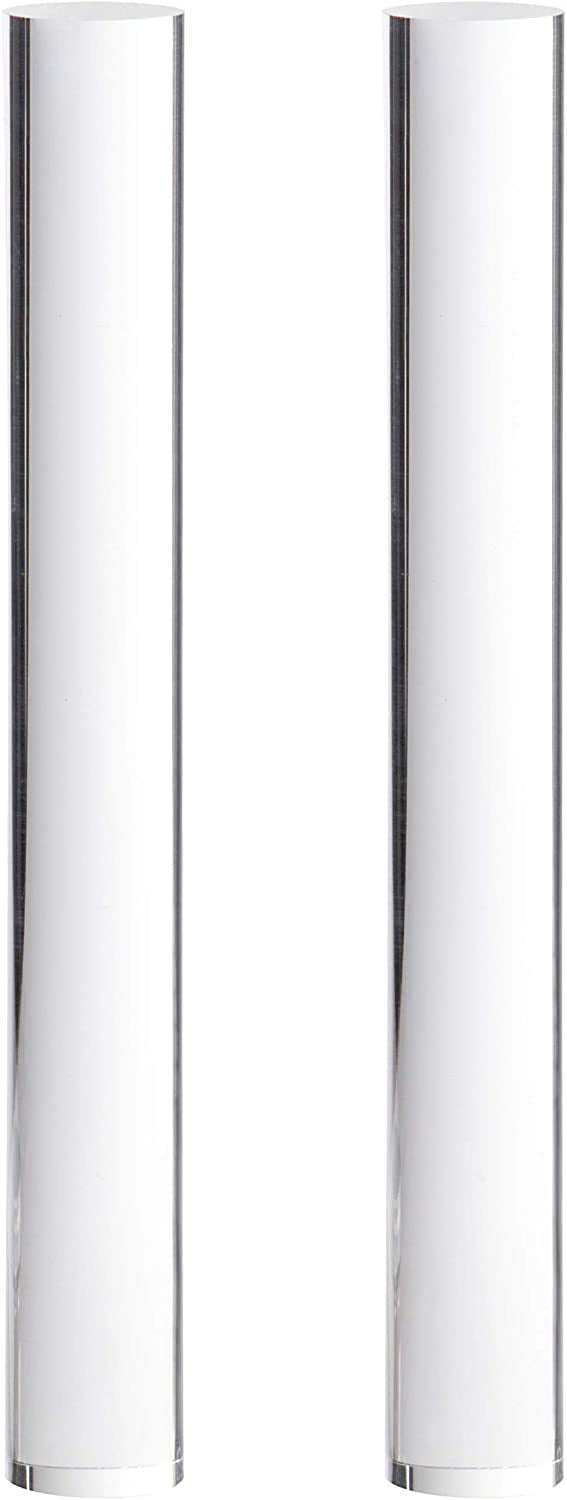 Fourthline Clay Roller 2 Pack Acrylic Rolling Rod Pin 8 Inches 2 CM ...