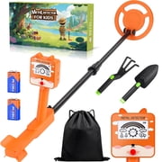 Fovend Metal Detector for Kids,Waterproof Professional Higher Accuracy Gold Detector with LCD Display, Adjustable 29 to 38 Gold Finder Outdoor for Gift