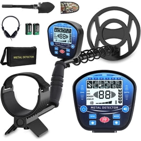 Fovendi 10" Metal Detector for Adults Waterproof-Professional Higher Accuracy Metal Finder with LCD Display & 5 Mode, 3 Audio Tone Gold Detector for Gift