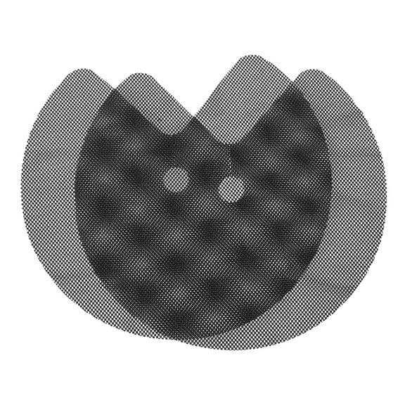 Black Nonslip PVC Kitchen Liner for Corner Shelves 2 Pieces Easy to Clean and Cut to Fit