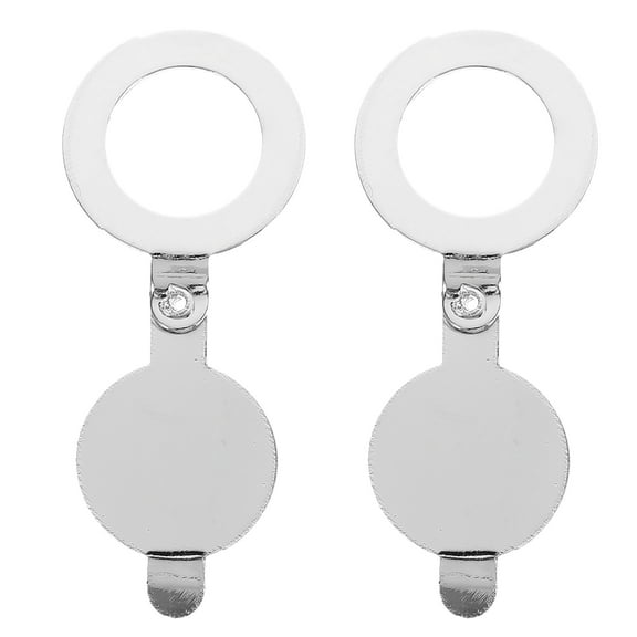 Fovewise 2pcs Peep Hole Privacy Covers Copper Anti-Fog Peephole Cover For Front Door Wide View Door Viewer Privacy Cover For Home And Office Use