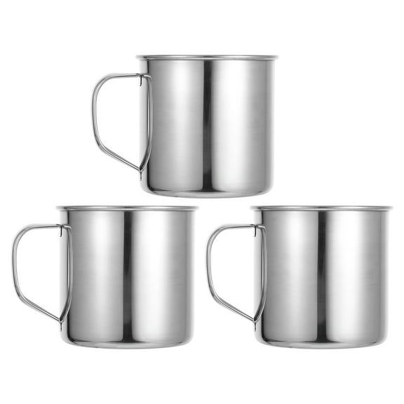NIAIZEK Back to School Espresso Cup 304 Stainless Steel Hot Beverage Compatible For Friends Tea Party 4Pcs