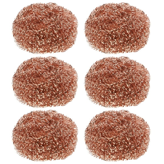 Fovewise 6pcs Soldering Iron Tip Cleaner Tip Cleaning For Soldering Station Copper Coated Cleaning Soldering Tip Scrubber Soldering Tools