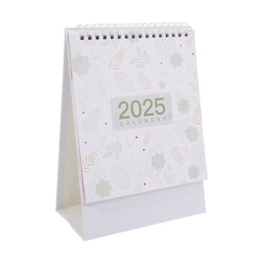 Fovewise Academic Calendar Small Desk Calendar Standing Calendar Desk Calendar for Recording Events