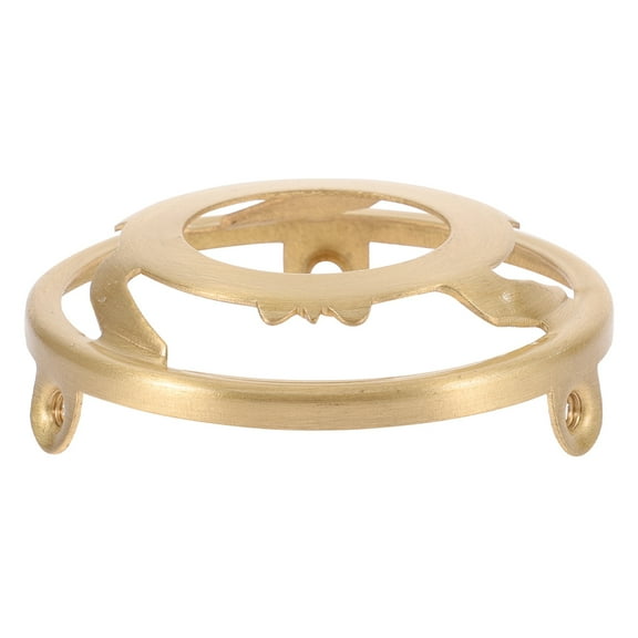 Fovewise Copper Screw On Shade Holder Lamp Holder Bracket E14 Shade Fixing Ring For Lamp Repair Parts And Light Fixture Replacement 62mm