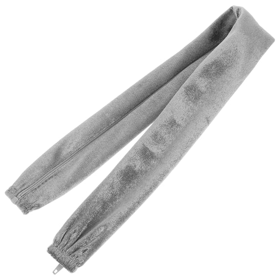 Fovewise Flannel Chandelier Chain Sleeve For Pendant Light Accessories Removable Fabric Cord Covers For Lighting Cable Management Grey