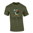 thumbnail image 1 of Fowl Ball Mens Football Duck Short Sleeve T-shirt-MIlitary Green-xxxl, 1 of 1