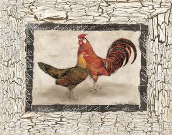 Fowl Play IV Canvas Art - Charlene Olson (22 x 28)