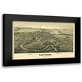 thumbnail image 1 of Fowler 14x10 Black Modern Framed Museum Art Print Titled - Latrobe Pennsylvania - Fowler 1900, 1 of 5