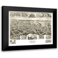 thumbnail image 1 of Fowler 14x12 Black Modern Framed Museum Art Print Titled - Oxford Pennsylvania - Fowler 1907, 1 of 5