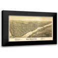 thumbnail image 1 of Fowler 18x12 Black Modern Framed Museum Art Print Titled - New Brighton Pennsylvania - Fowler 1901, 1 of 5