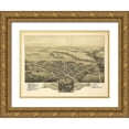 thumbnail image 1 of Fowler 18x14 Gold Ornate Wood Framed with Double Matting Museum Art Print Titled - Perkasie Pennsylvania - Fowler 1894, 1 of 4