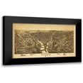 thumbnail image 1 of Fowler 24x15 Black Modern Framed Museum Art Print Titled - New Castle Pennsylvania - Fowler 1896, 1 of 5